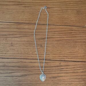 Elegant Silver Pendant Necklace